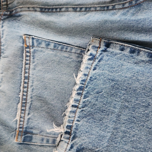 FRAME | Le Slouch Jeans Bluejay Rips Button Fly - Picture 16 of 16